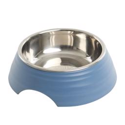 Buster Frosted Ripple Bowl Food Dusty Blue